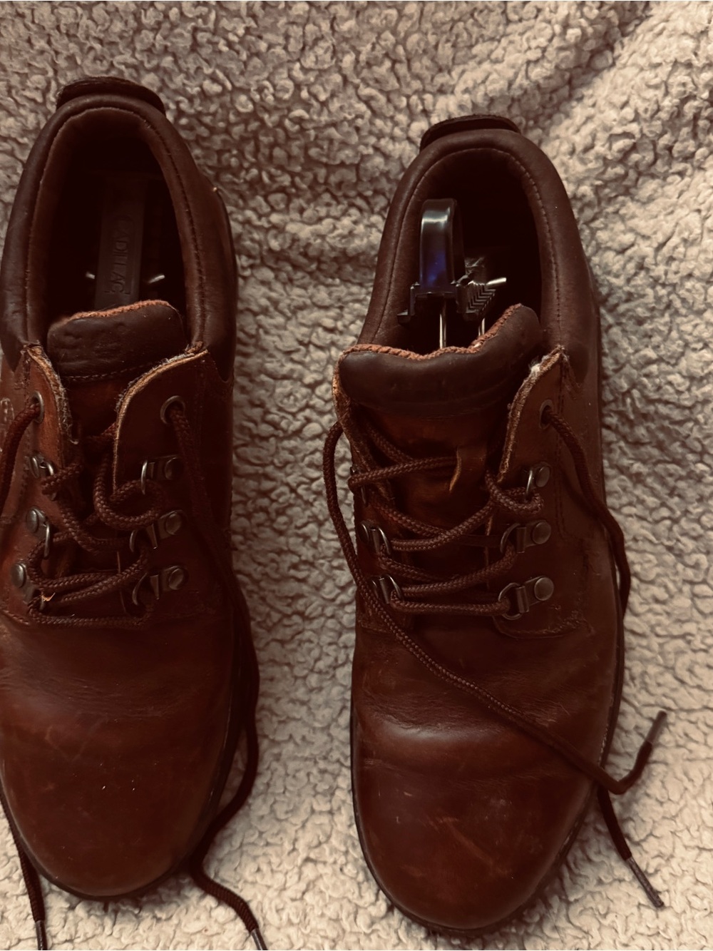 Timberland Men's Dark Brown Leather Lace-Up shoes
